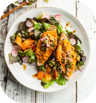 Cannibal Toast with Vegan Préparé and Pickled Vegetables By Foodbag