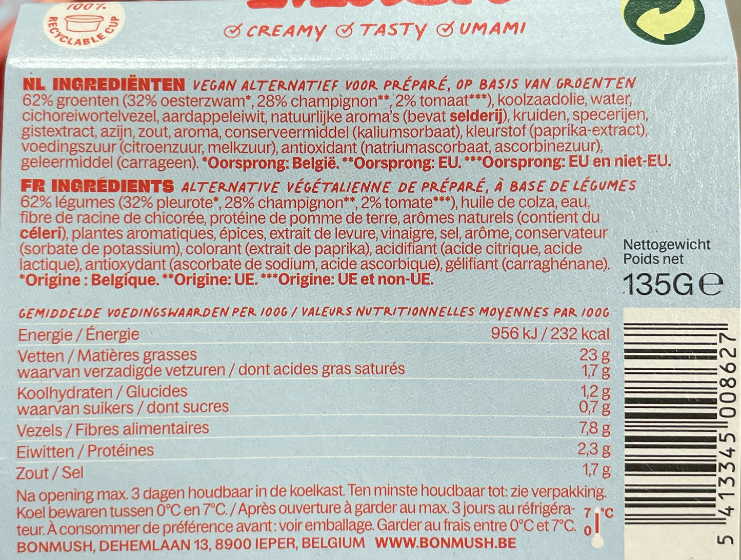 Vegan I’MPERFECT Préparé